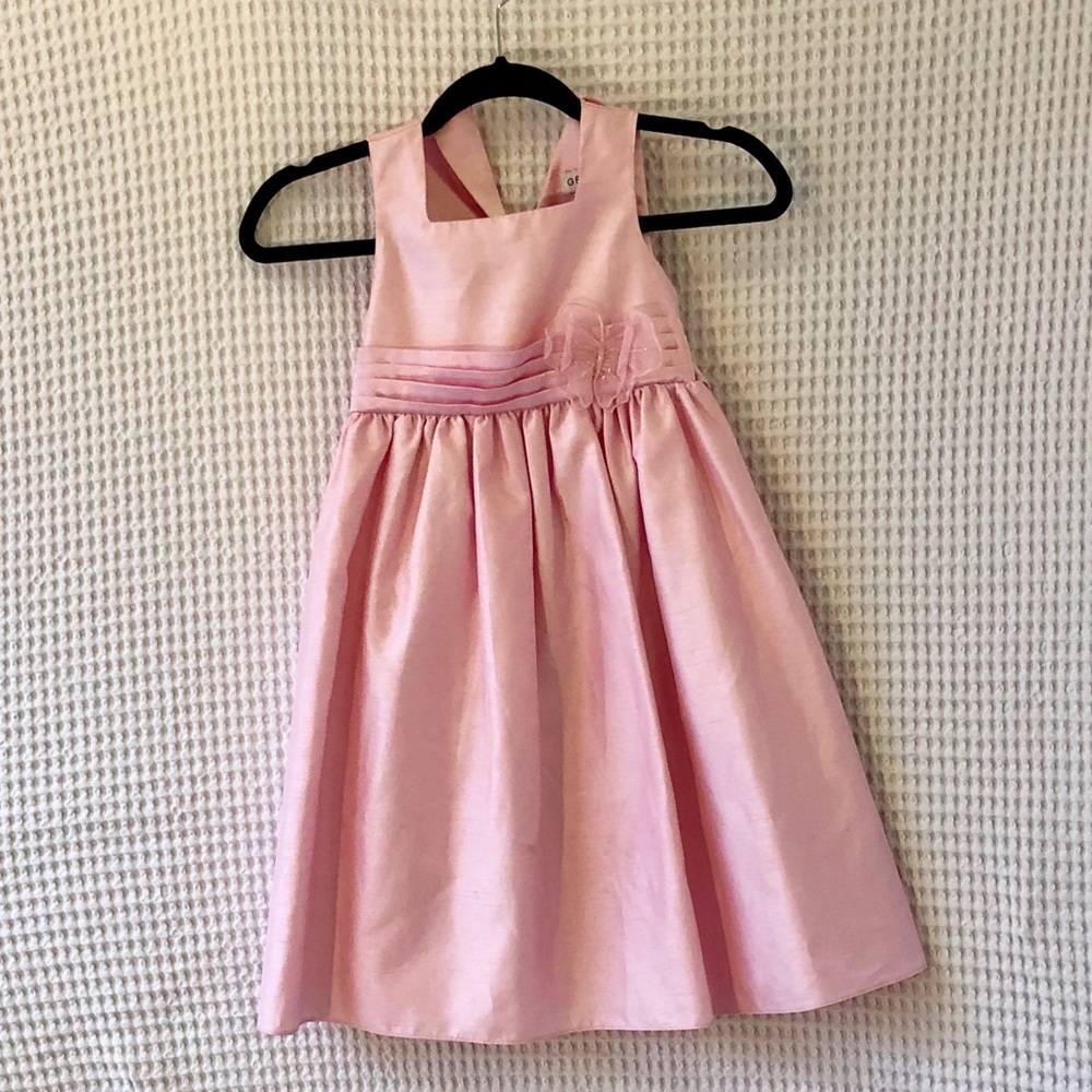 Girls 6X Pink Fancy dress Bride’s flowergirl